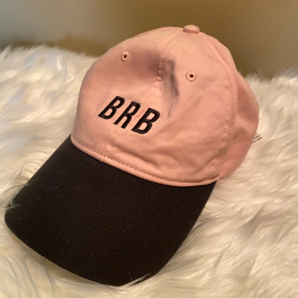 BRB hat forever21 pink